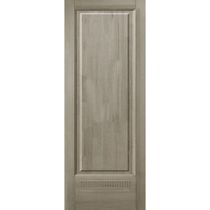 Дверь деревянная межкомнатная из массива бессучкового дуба, Классик, 1 филенка, узор